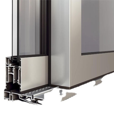 Levering Shengxin thermische isolatie geextrudeerde aluminium frame glas deur profielen voor schuifvensters en deuren