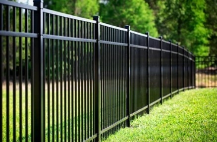 Zwarte poedercoated hout 6063 T5 Aluminium verticale lemmen schermen panelen voor prestaties