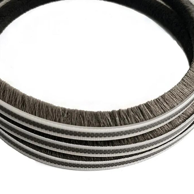 Home Office Hotelindustrie 100% PP Aluminium Venster En Deur Wol Pile Borstel Weerstrook