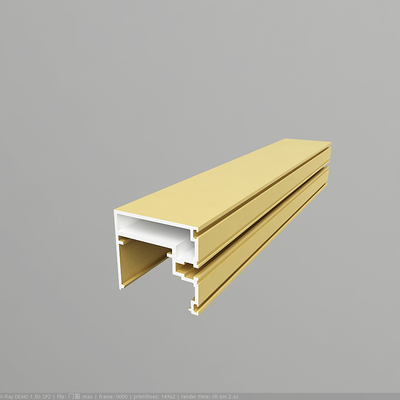 Aluminium frame sectie voor internationale standaard tolerantie voor venster- en deurprofielen