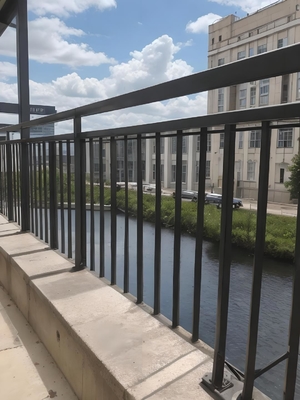 Buiten Tuin Privacy hek met 6063 Graad Aluminium horizontale slaten panelen en ontwerp