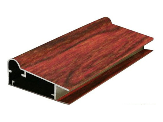 6000 serie T3-T8 Shengxin Houtkorrel Afwerking Aluminium Hollow Profiel voor decoratie