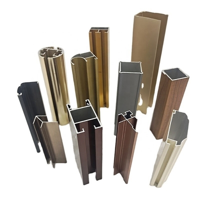 Aluminium poedercoat structuurprofiel voor Brazilië deuren ramen voor de bouw