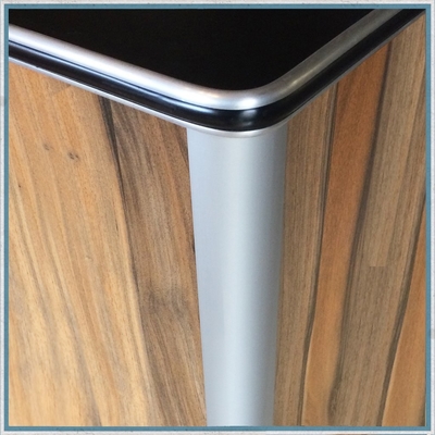 6063 Aluminium legering V slot Aluminium hoekprofiel voor duurzame en sterke structuur