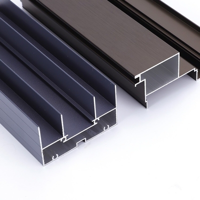 Custom logo Acceptabele vierkant rechthoekige aluminium profielen voor ramen en deuren