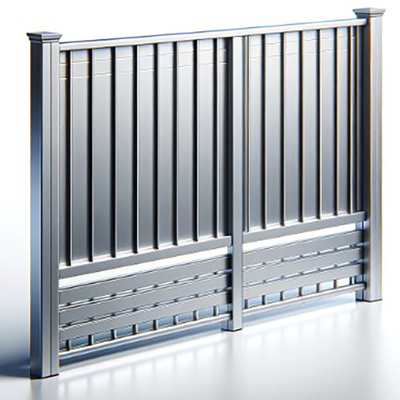 Op maat gemaakte 6063-T5 wit poeder gecoate aluminium extrusie vierkant buizen voor hekken