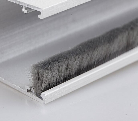 Borsel Weer Stripping Felt Door Borsel Strip voor Modern Schuif Sash Venster in zwart