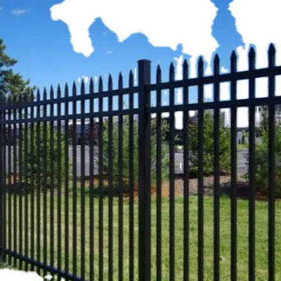 Aanpassing 6063-T5 poedercoating aluminium legering hek metalen onderdelen gemakkelijk te installeren
