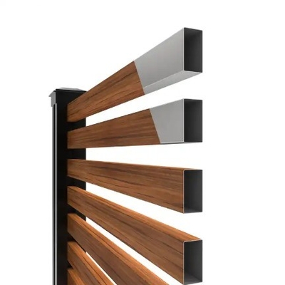 Aanpassing 6063-T5 poedercoating aluminium legering hek metalen onderdelen gemakkelijk te installeren