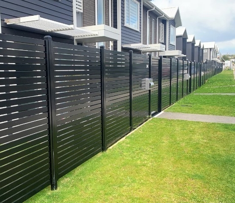 Aanpassing 6063-T5 poedercoating aluminium legering hek metalen onderdelen gemakkelijk te installeren