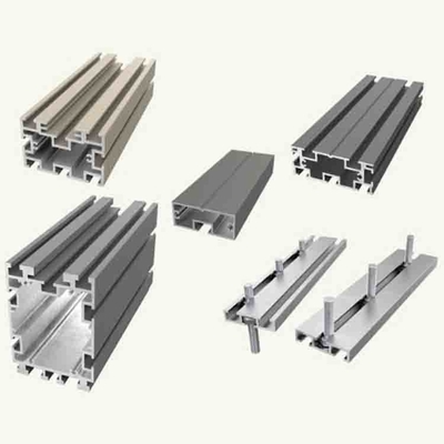 Champagne aluminium extrusieprofielen voor deurvenster in Zambia Langdurige prestaties