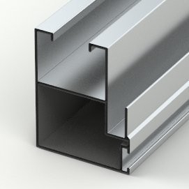 Profiel van de structuur Duurzame poedergecoate aluminiumprofielen voor ramen en deuren