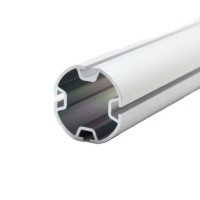 Zilveren geanodiseerde aluminiumprofielen voor deur- en raamruiten Natuurlijk zilver 0,30 mm dik