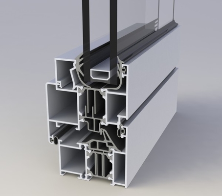 Zilveren geanodiseerd aluminiumprofiel 4040 Aluminium-extrusie met een anodiseringsdikte van 0,7 mm