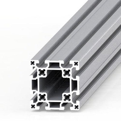 Zilveren geanodiseerd aluminiumprofiel 4040 Aluminium-extrusie met een anodiseringsdikte van 0,7 mm