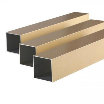 Gepersonaliseerde kleur Titanium Gold Aluminium Kledingkast Extrusie Profielen GB5237-2017 Standard