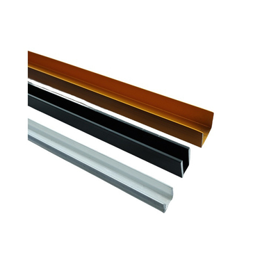 Gepersonaliseerde kleur Titanium Gold Aluminium Kledingkast Extrusie Profielen GB5237-2017 Standard