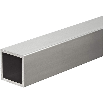 Houtkleur Aluminium vierkant buis met lasservice 1.5x0.75mm aangepaste dikte