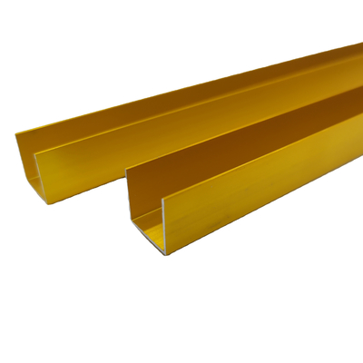 Decoratieve aluminium-extrusie-L-profielen met ISO9001/ISO14001/ISO18001 certificering