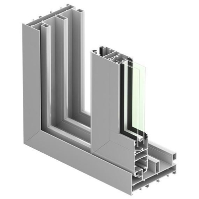 Temperatuur T3-T8 Medera Nicro Blanco Anodiserende aluminium extrusie Venster- en deurprofielen
