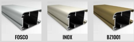 Extrudeerd aluminium geanodiseerd profiel in brons afwerking voor stevige deur- en raamframes
