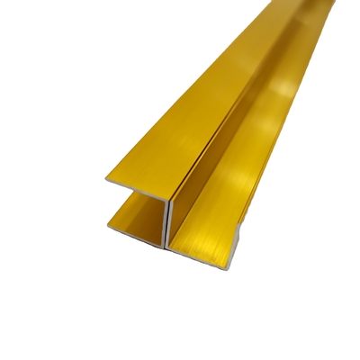 Extrudeerd aluminium geanodiseerd profiel in brons afwerking voor stevige deur- en raamframes