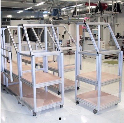 Montagelijn Aluminiumprofiel Werktafel Industriële extrusie Aluminiumprofiel Gebruikt