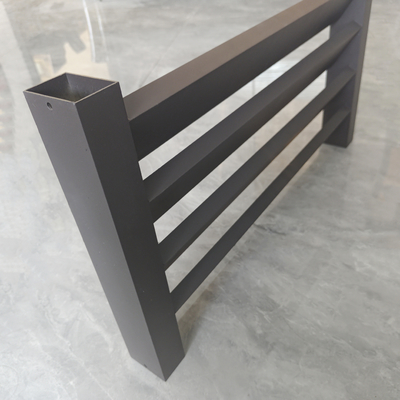 Persoonlijke grootte Poeder gecoate aluminium profielen hek SX109 Temperatuur T3-T8 Custom