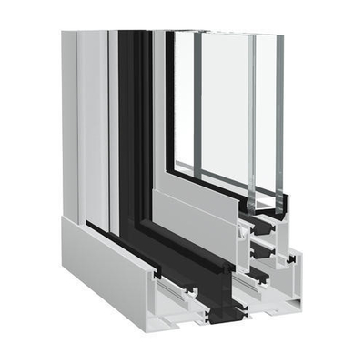 Aluminium vensterprofielen 6063 T5 Extrusie met maat van Anhui Shengxin