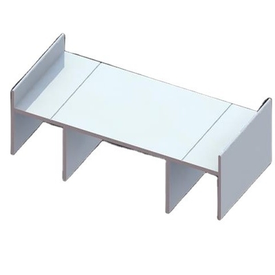 6000-serie T3-T8-klasse architectonisch aluminiumprofiel voor SHENGXIN Office Partition