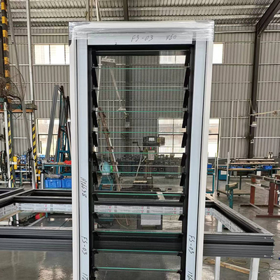 Custom aluminium frame voor hek en jaloezieën Voldoen aan GB-standaarddikte 0.8mm-2.0mm