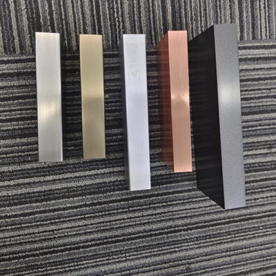 Anodisatie van het oppervlak Aluminium vierkant buisprofielen voor decoratie in vierkant