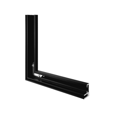 Zilveren vloer-staande posters Display Frame Snap Edge Aluminium profielen Frames voor winkel