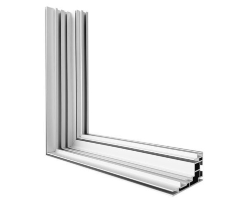Zilveren vloer-staande posters Display Frame Snap Edge Aluminium profielen Frames voor winkel
