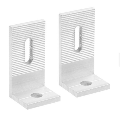 6005 L-Feet Solar Mounting Bracket met een tolerantie van ±1% Shengxin Aluminiumlegering