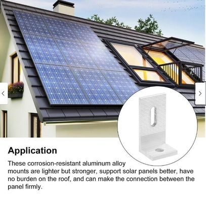 6005 L-Feet Solar Mounting Bracket met een tolerantie van ±1% Shengxin Aluminiumlegering