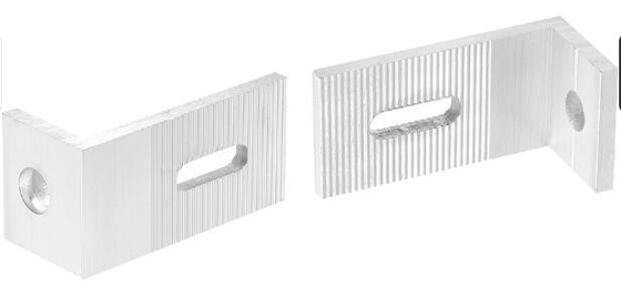 6005 L-Feet Solar Mounting Bracket met een tolerantie van ±1% Shengxin Aluminiumlegering