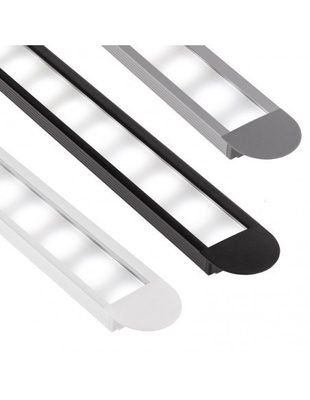 Aluminium-extrusie-LED-profiel voor decoratieve verlichting Zilver Tolerantie ± 1% Shengxin