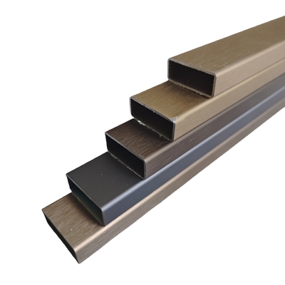 Poedercoating Aluminium Extrusie Profiel voor aangepaste kleur T5 deur in 6000 serie