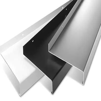 Poedercoating Aluminium Extrusie Profiel voor aangepaste kleur T5 deur in 6000 serie