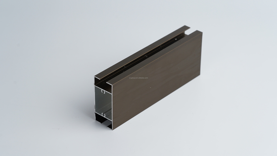 6063 Aluminiumlegeringsstructuurprofiel Tolerantie ±1% Houtkorrel 6000-serie 22-30 dagen