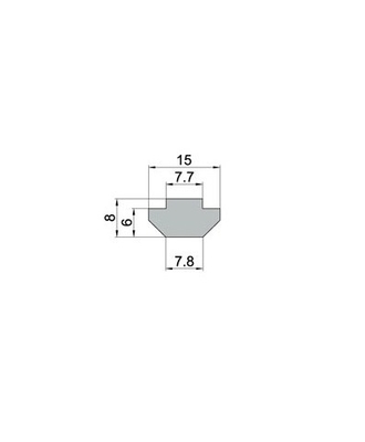 Zilveren anodiserende T-slot 4040 3030 2020 Aluminiumprofielen met ±1% Tolerantie