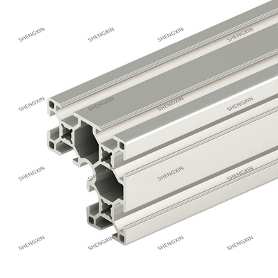 6063-T5 Profiel zilver geanodiseerd aluminium extrusie T-slot met afrolverwerking