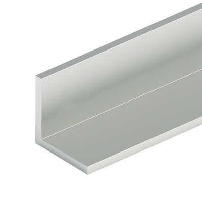 Persoonlijke zilveren geanodiseerde aluminiumprofielen Hoek aluminium met lasservice