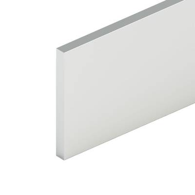 ±1% Tolerantie Zilveren geanodiseerde platte aluminiumprofielen voor woontoepassingen
