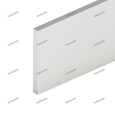 ±1% Tolerantie Zilveren geanodiseerde platte aluminiumprofielen voor woontoepassingen