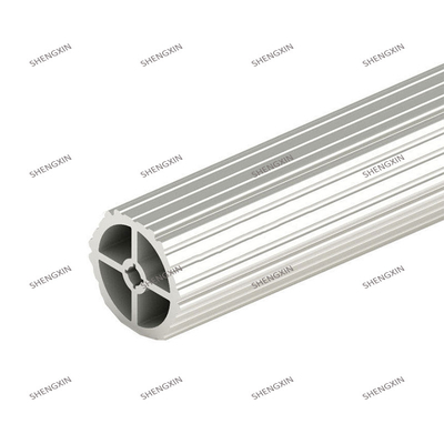 T-slot-extrusieprofielen van aluminiumlegering voor woningen in zilver geanodiseerd voor projecten