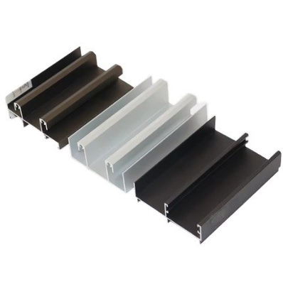 OEM aluminium extrusieprofielen in aangepaste kleuren voor het anodiseren van deuren en ramen