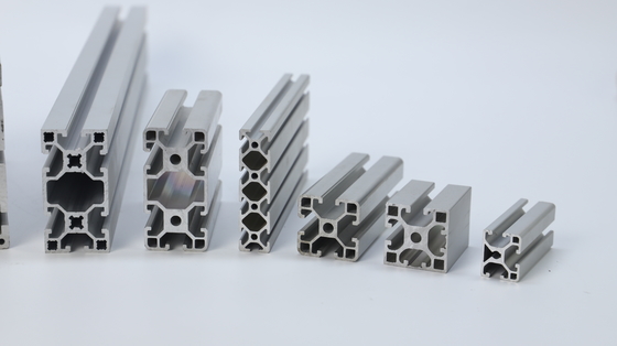 Met een hoge tolerantie geanodiseerde zilveren aluminium extrusieprofielen voor transportgereedschappen