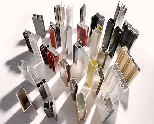 6063 Aluminium legering Shengxin Champagne Brons geanodiseerd deur-venster profiel voor de markt